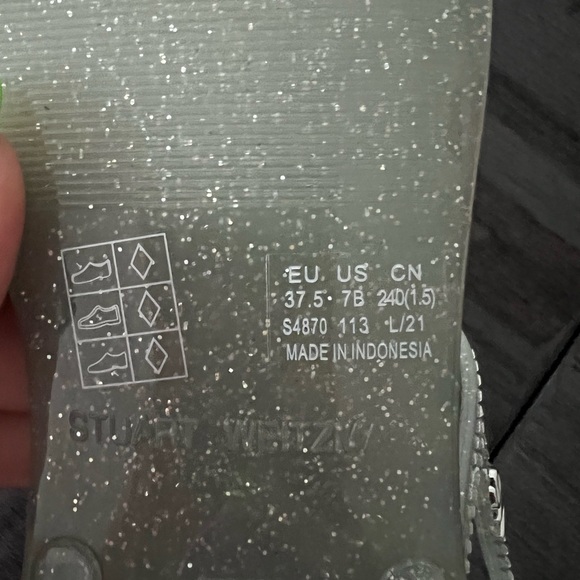 New without tags Stuart Wietzman Millie Jelly Sandals - Picture 7 of 7